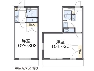 若江岩田駅 徒歩22分 2階の物件間取画像